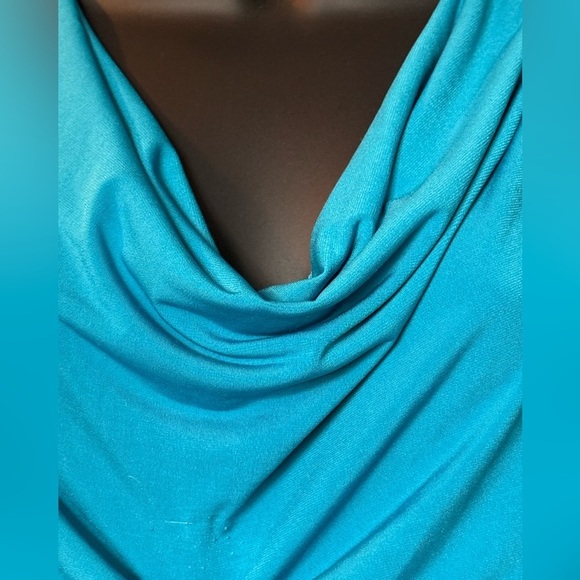 Alfani Greek Goddess Women's Sz L Sleeveless Gathered Dress Blouse - Picture 2 of 5